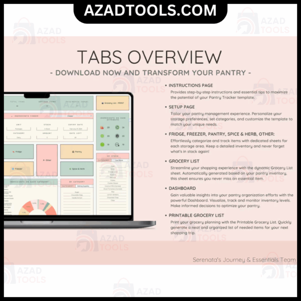 Food Inventory Tracker with Expiry Tracker | Food Materials and Elevate Your Household | Inventory & Automated - Image 2