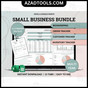 Automated Small Business Tracker System Bookkeeping Inventory Tracker Order Tracker Customer Tracker Sales Taxes